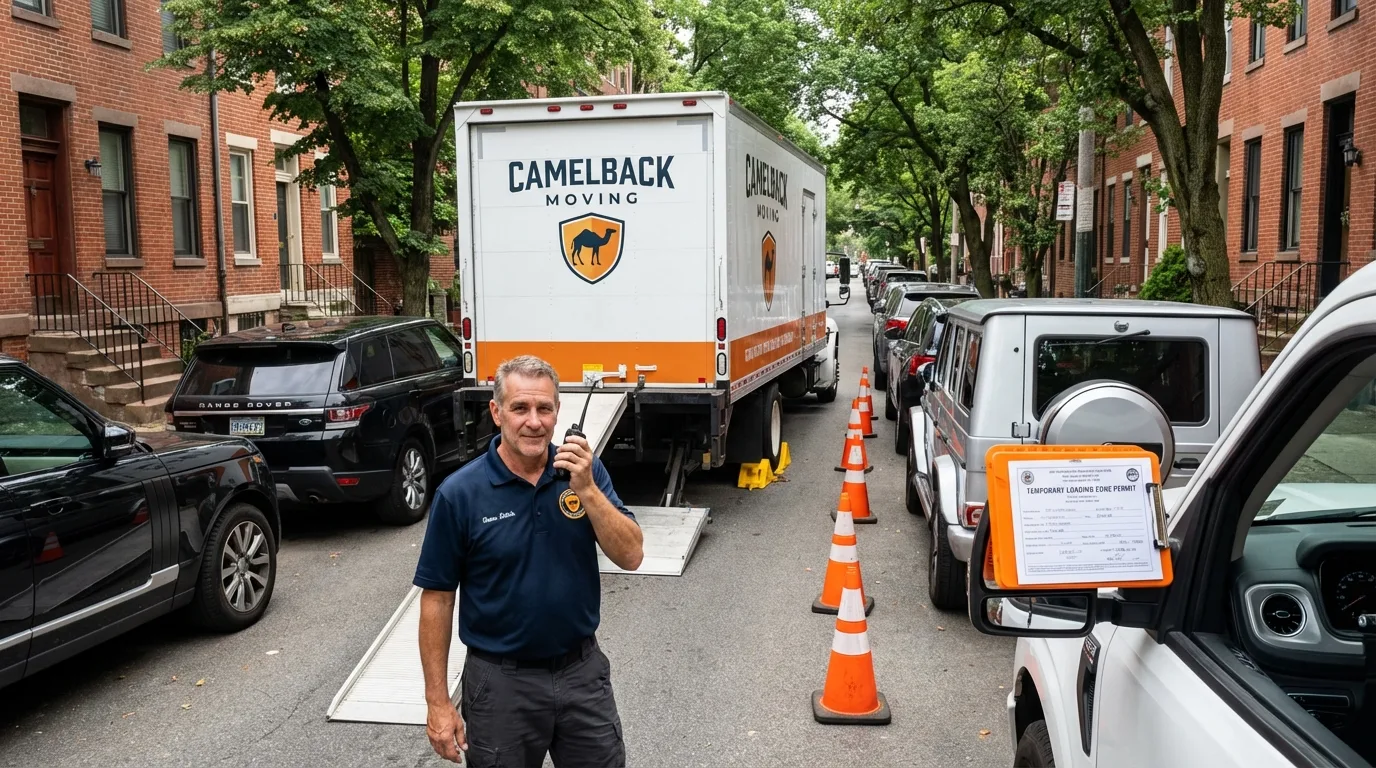 City street loading permit setup in Lake City, PA